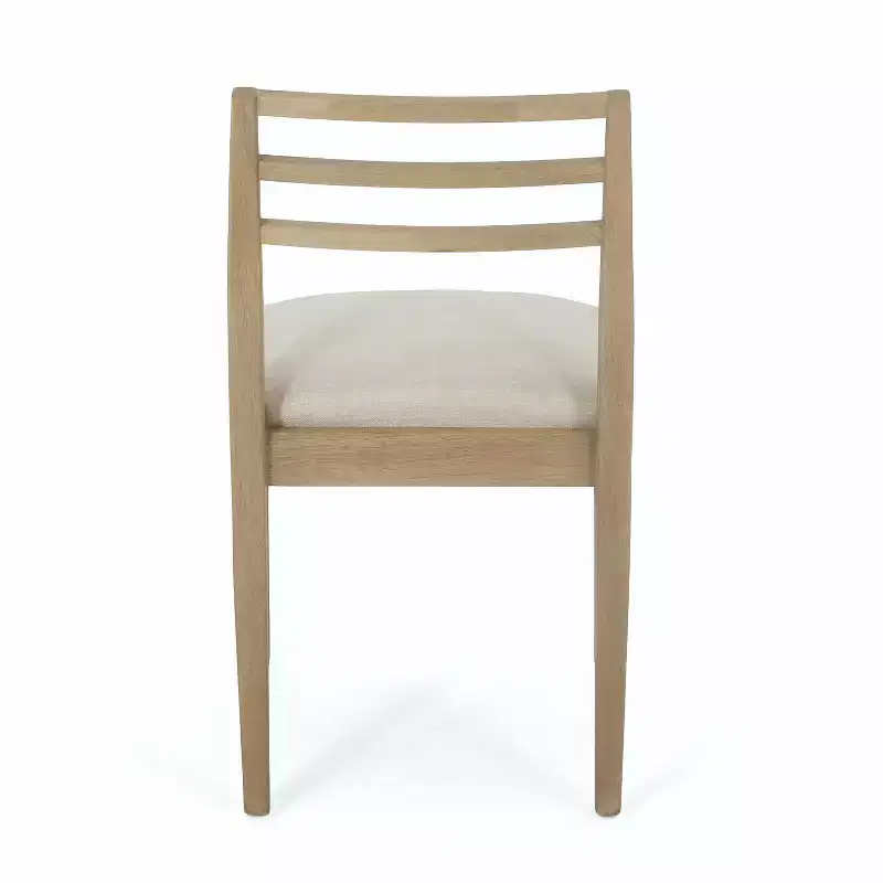 Christopher Knight Home Set of 2 Fescue Upholstered Dining Chairs Light Ash/Light Beige Tweed