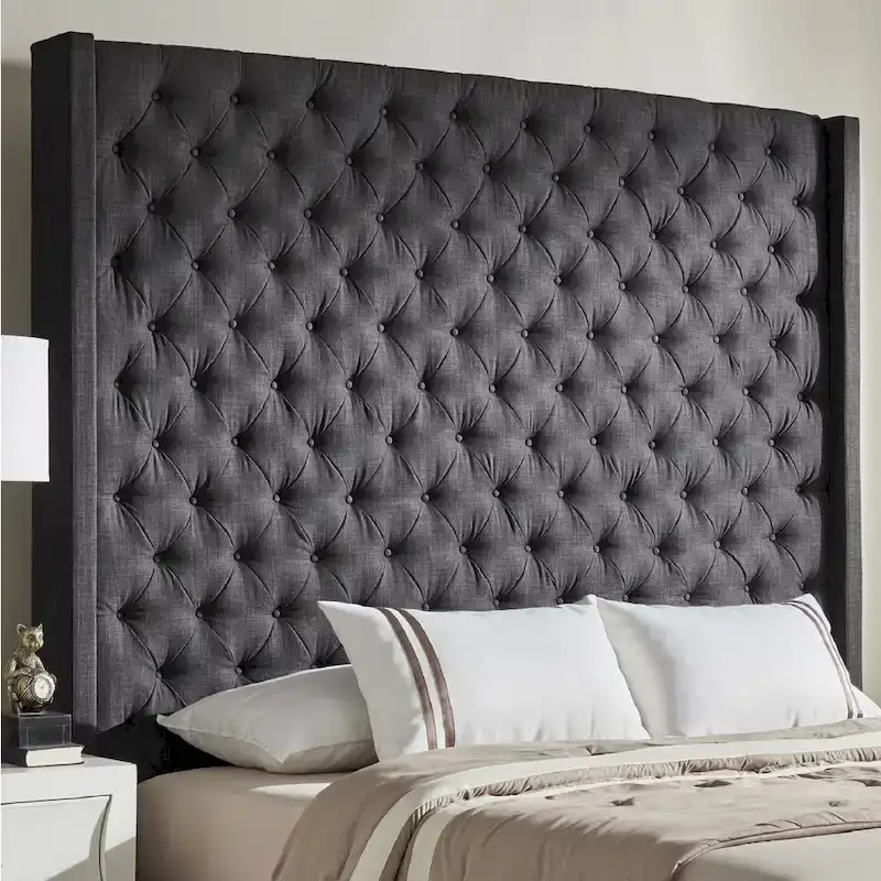 Naples Button-tufted Wingback Headboard only by iNSPIRE Q Artisan