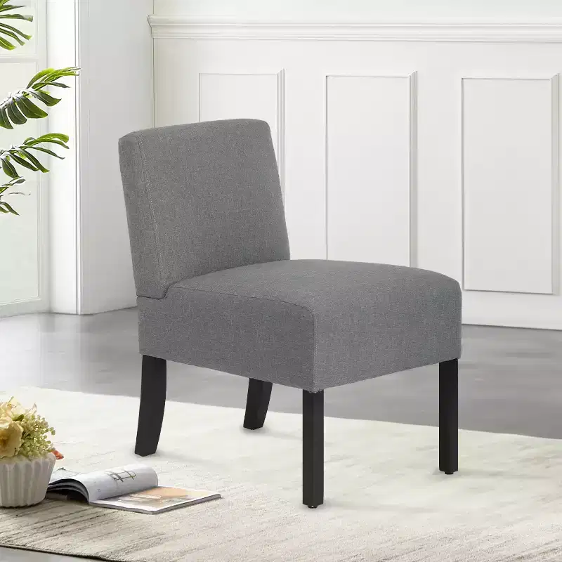 BestMassage Dining Chair Accent Chair with Hardwood Frame and Elegant Design