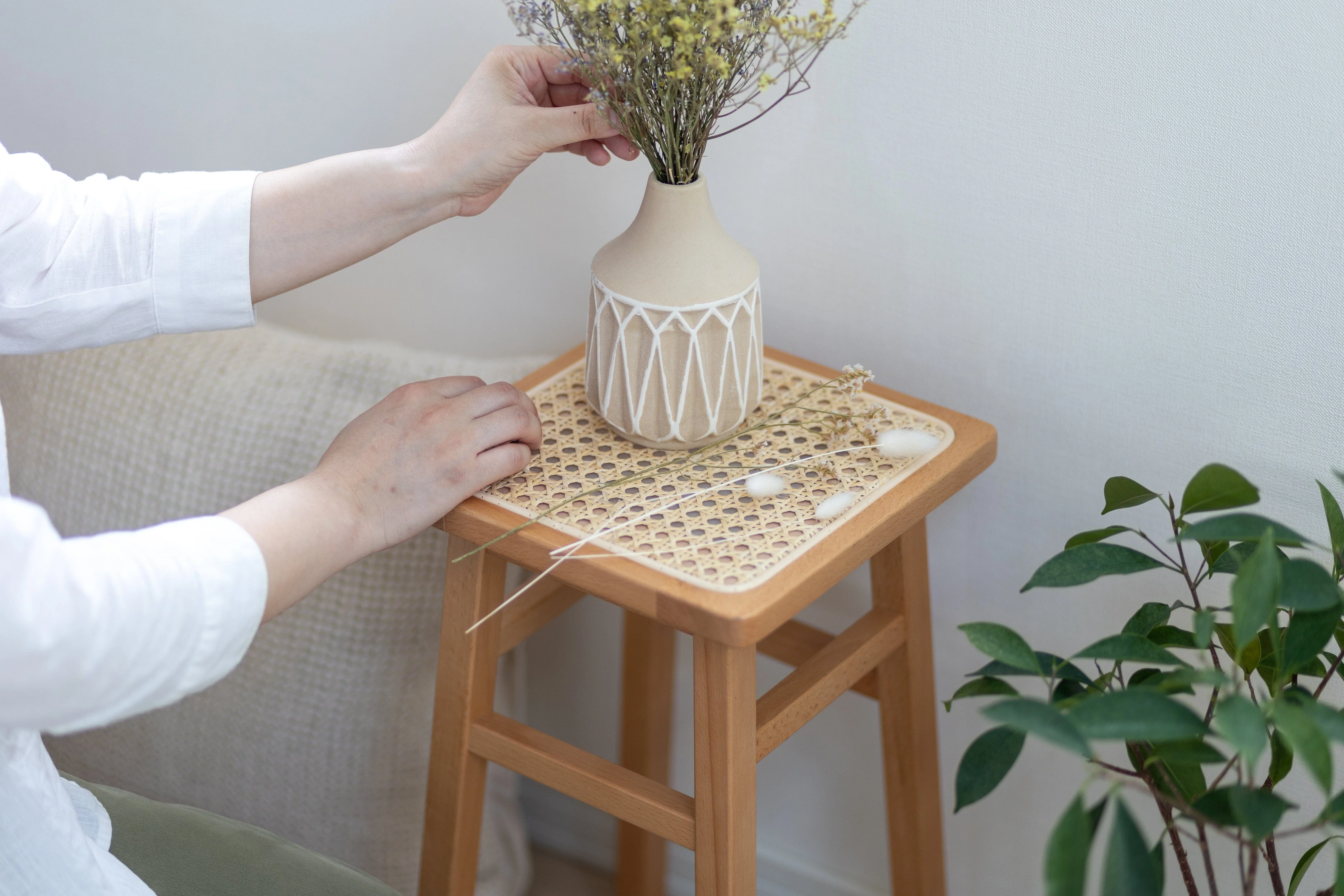 Multi-Tone Accent Stool
