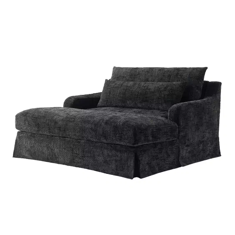 Polibi Extra-Deep Chenille Sofa Bed Chair