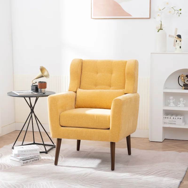 Modern Accent Chair Upholstered Foam Filled Living Room Chairs - 28.74 x 24.21 x 37.60