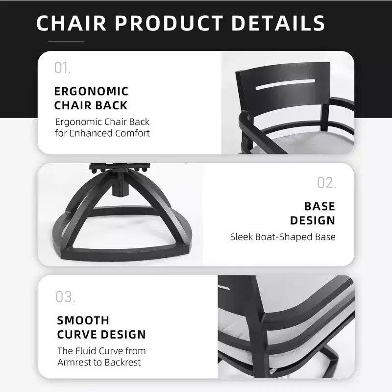 Christopher Knight Home Mirabelle Aluminum Swivel Chair with Removable Sunbrella Cushions( Set of 2