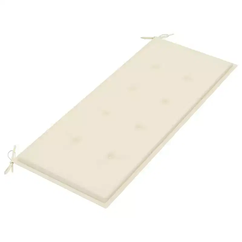 Garden Bench Natural Bamboo Bamboo, 100% Polyester Medium