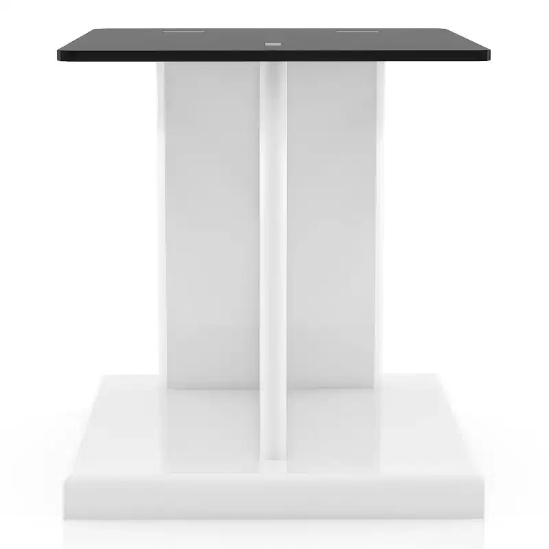 Montreaux Tempered Glass Top End Table - miBasics