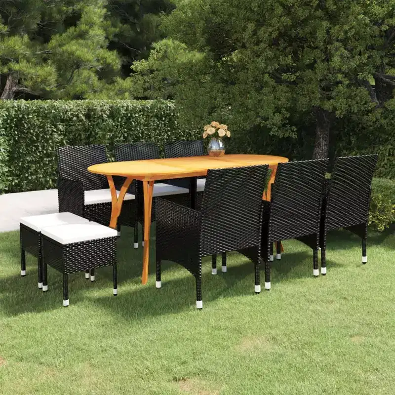 vidaXL Trendy Patio Dining Set in Various Colors