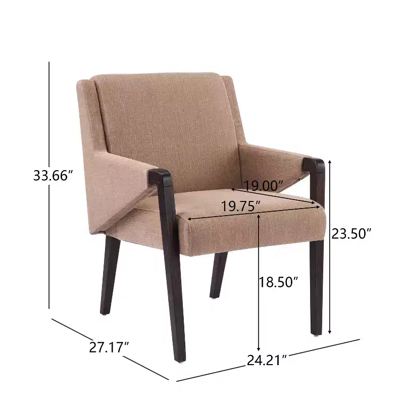 Christopher Knight Home Nattapong Modern Rubberwood Linen Upholstered Dining Chairs (Set of 2)