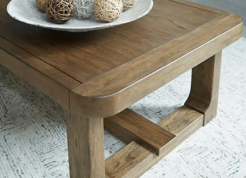 56 Solid Wood Country-Style Coffee Table