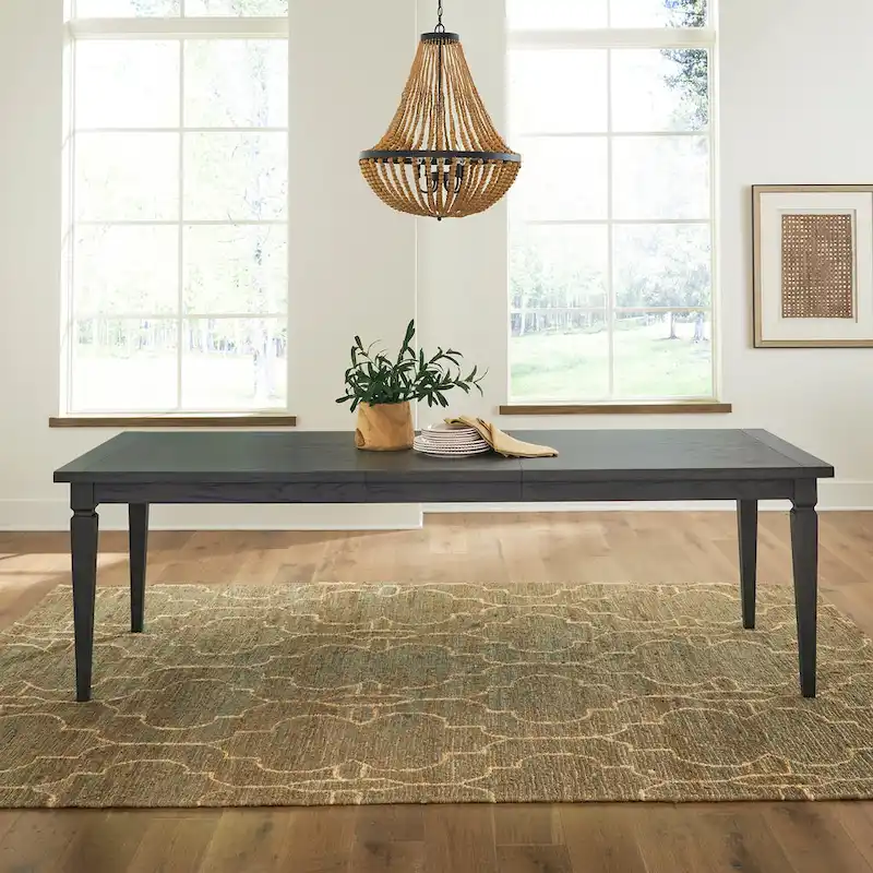 Caruso Heights Aged Whiskey Rectangular Table Set