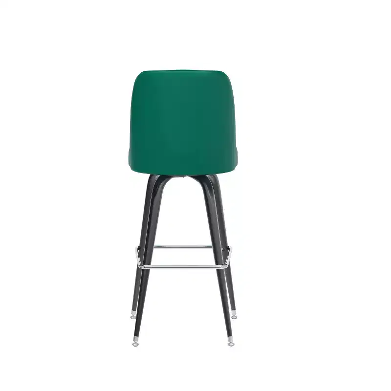 Emma and Oliver Metal Barstool with Swivel Bucket Seat