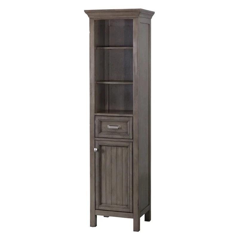 19 x 70 Poplar Wood Free Standing Bathroom Linen