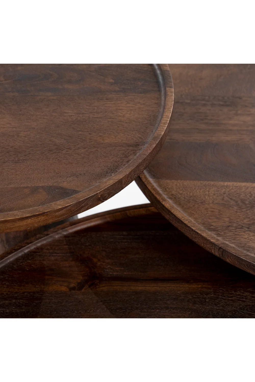 Wooden Pedestal Coffee Table