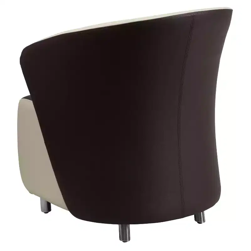 Curved Barrel Back Lounge Chair