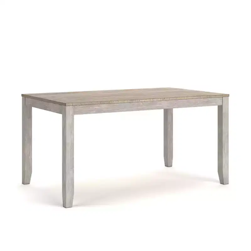 Signature Design by Ashley Set of 7 Skempton Dining Room Table Set Light Brown: Modern 6-Seater Rectangle Non-Extension