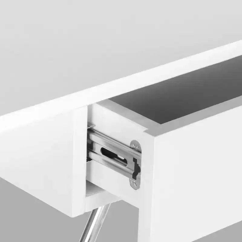 Molloy Desk - FOX2212 - White/Chrome - Safavieh Couture