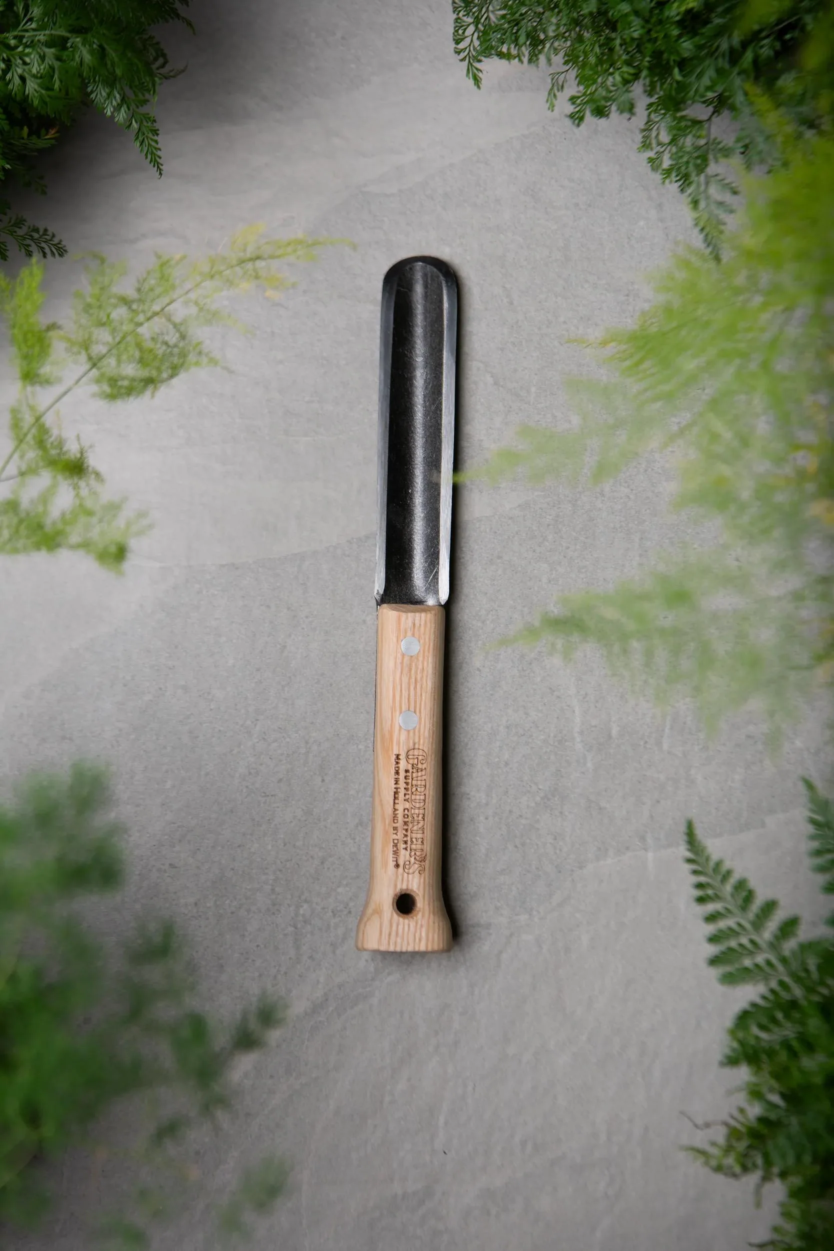 Forged Steel Hori Hori Trowel with Ashwood Handle for Garden Digging