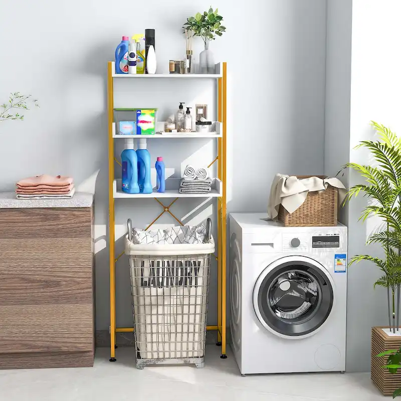 Costway 3-Tier Over-The-Toilet Bathroom Shelf Metal Frame Space Saver - See Details