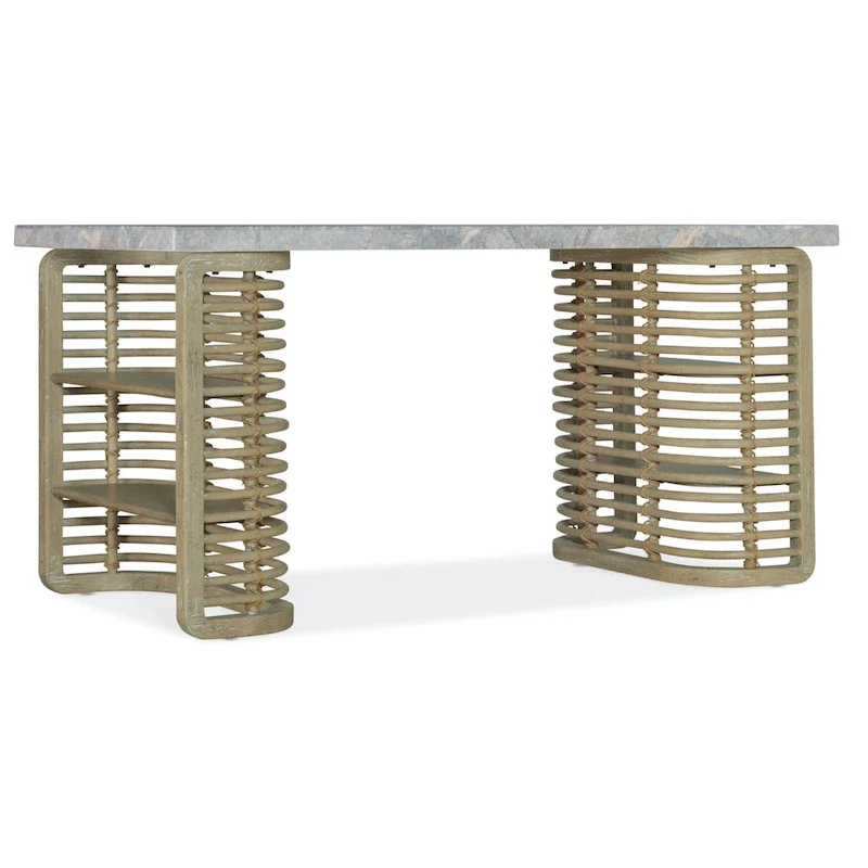 Hooker Furniture Surfrider 60 Wide Modern Beach Coastal Writing Desk