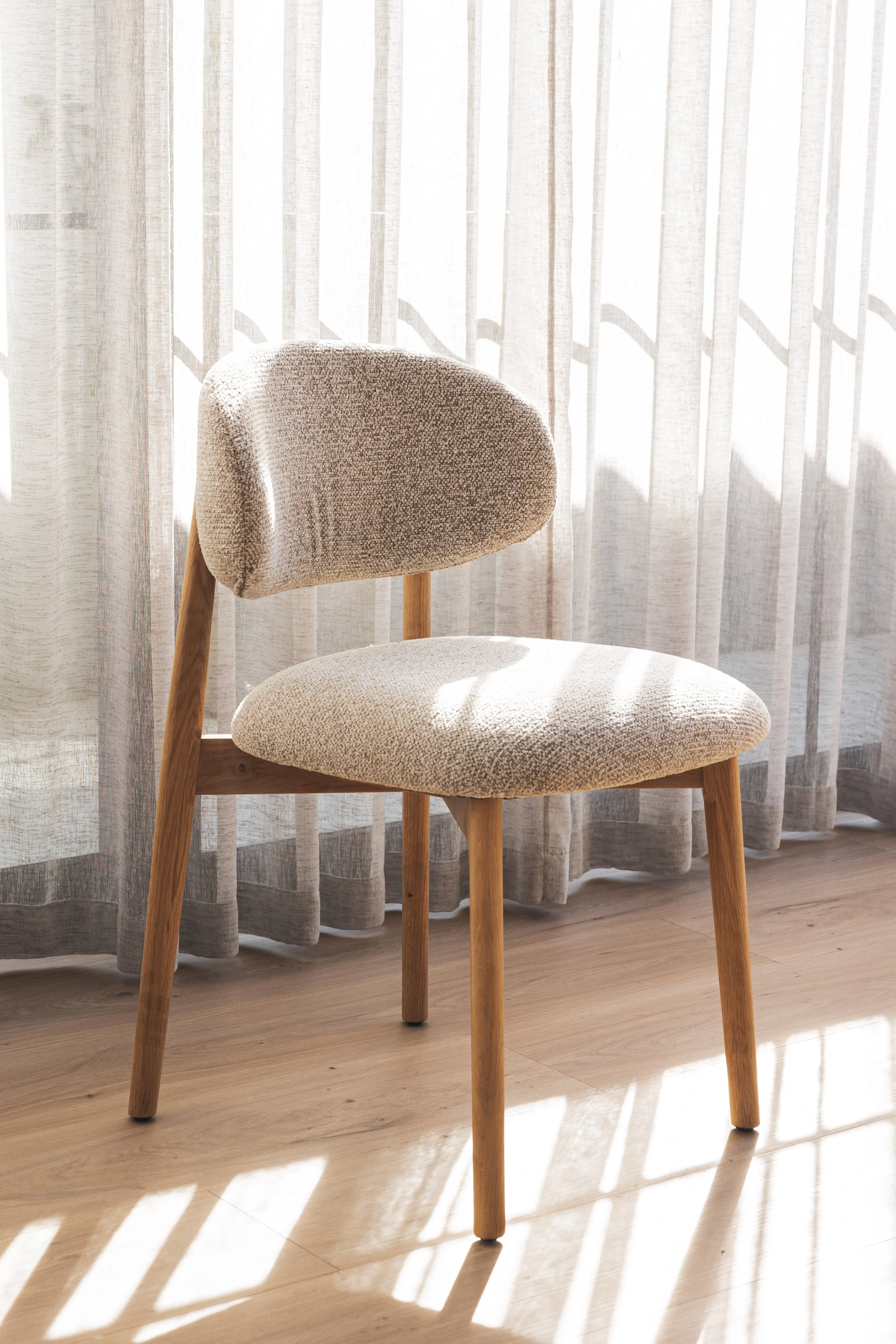 Modern Solid Oak Dining Chair for Dining Room