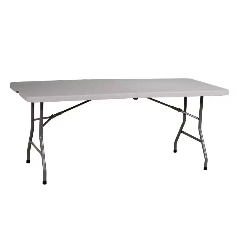 6" Collapsible Banquet Table - OSP Home Furnishings: Portable, Resin Top, Metal Frame, No Assembly Required