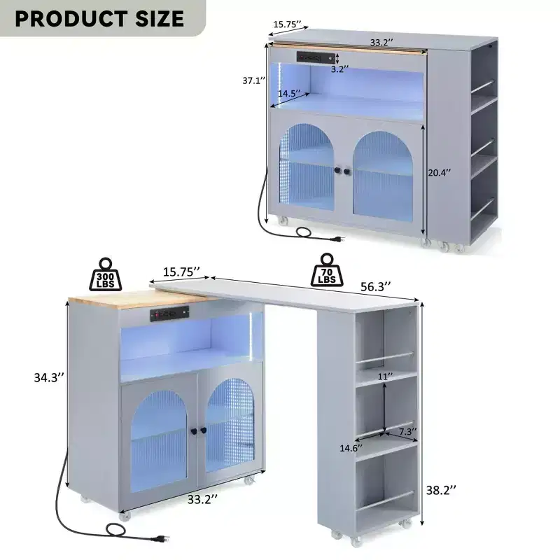 Modern Kitchen with Table and