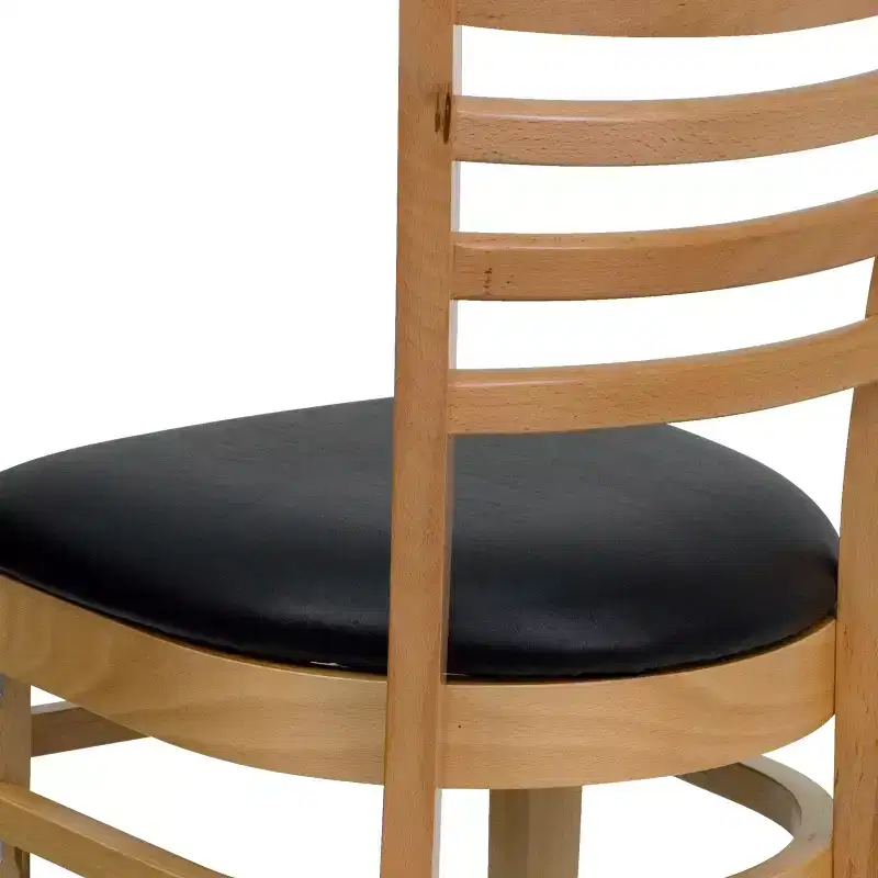 Flash Furniture Ladder Back Wooden Restaurant Chair