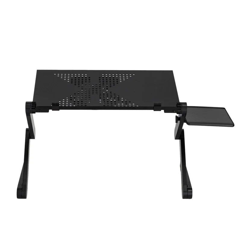 Folding Laptop Desk with Cooling Fan and Mouse Pad