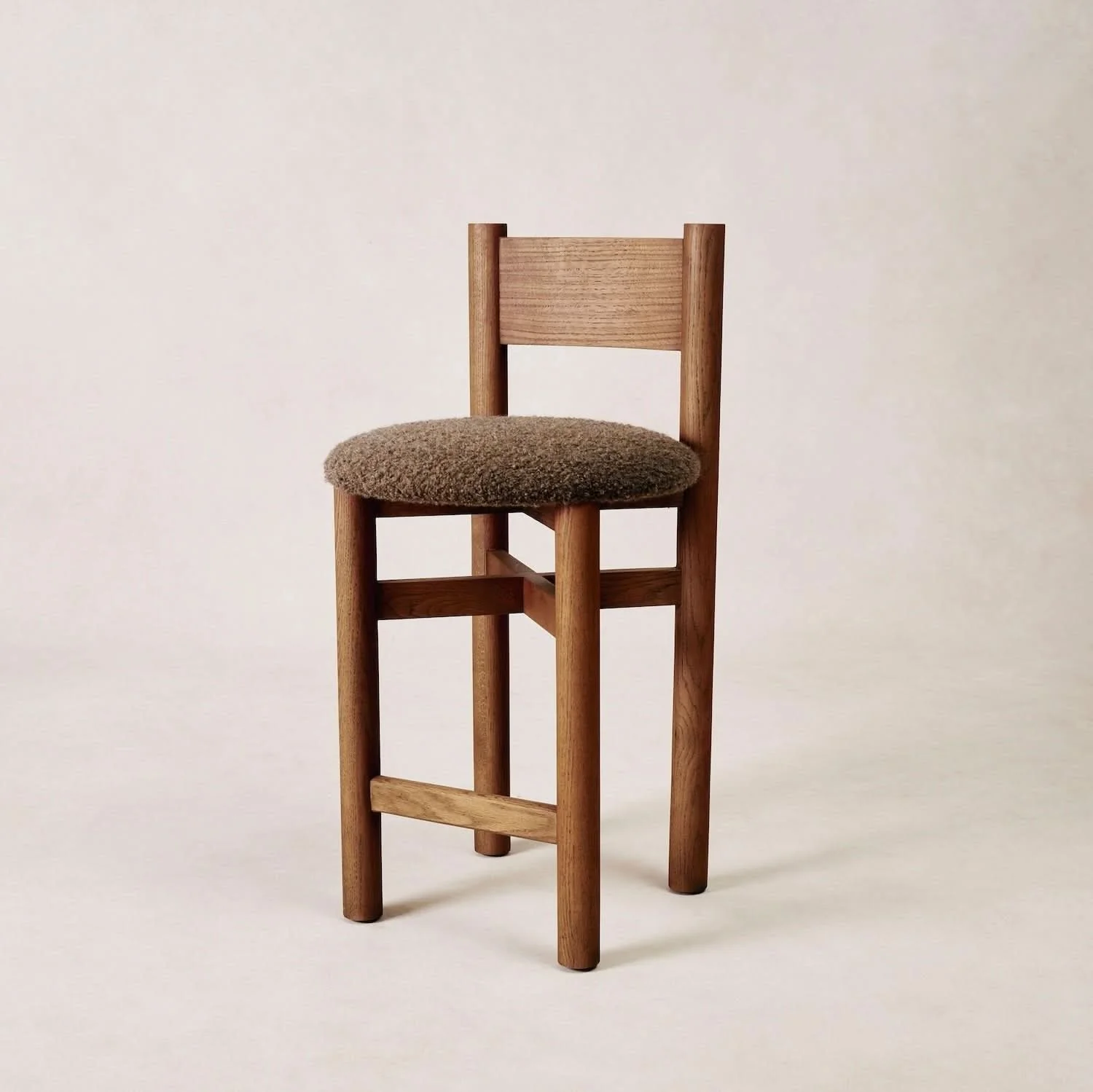 Counter Stool - Mocha - Perfect for the kitchen or bar, this stool adds a natural warmth to your home, creating an inviting spot that balances...