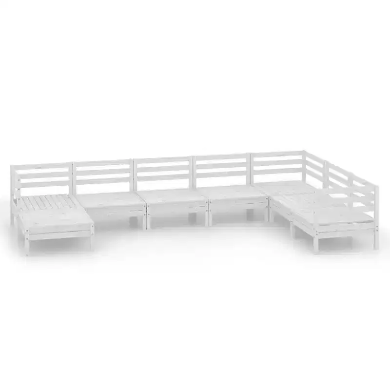vidaXL Garden Lounge Set Solid pine wood Modular Garden Lounge Set