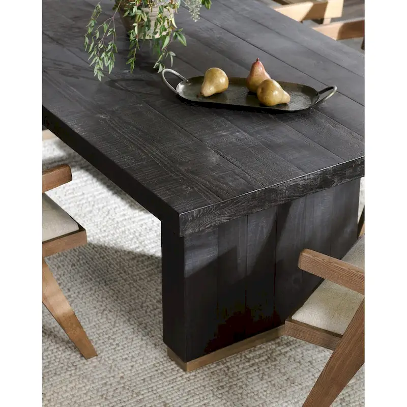 Classic Home Lynx 94 Reclaimed Pine Wood Dining Table - 94Wx40Dx30H