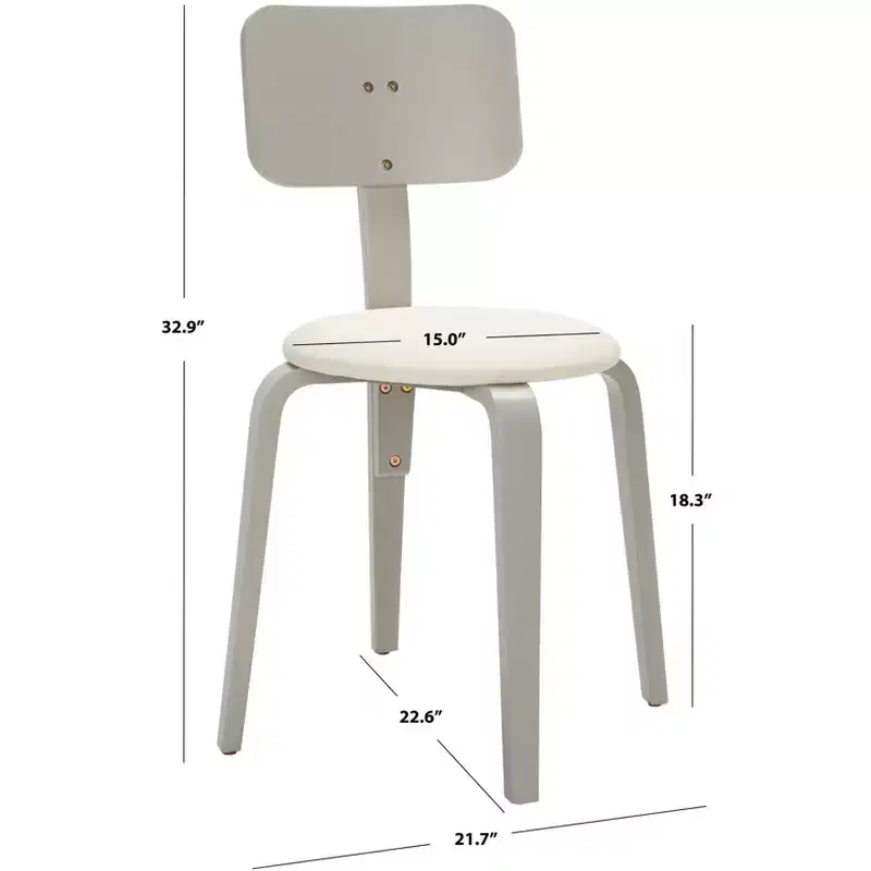 Jo Stackable Upholstered Dining Chairs (Set of 2) - DCH1010 - Safavieh