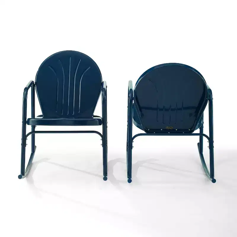 Griffith Set of 2 Metal Rocking Chairs - Crosley