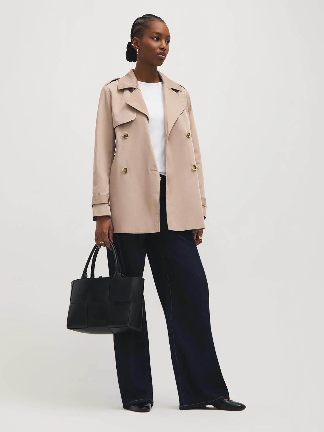 Mid-Length Trench Coat