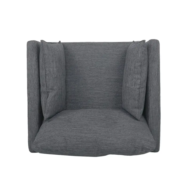 Symonds Tufted Club Chair with Accent Pillows by Christopher Knight Home