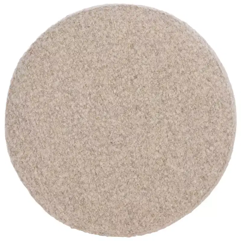 Tobianna Boucle & Burl Ottoman - SFV5149 - Safavieh Couture