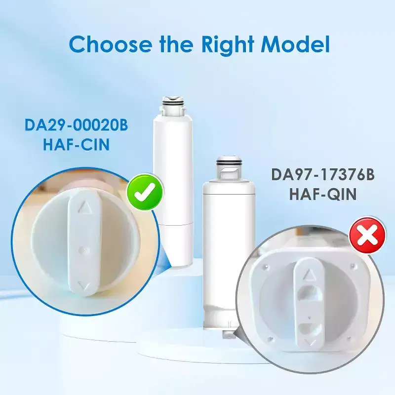 Waterdrop DA29-00020B Replacement for Samsung Water Filter HAF-CIN/EXP, DA29-00020B, HAF-CIN, DA29-00020B-1, RF28HMEDBSR, RF263BEAESR, 5 Filters