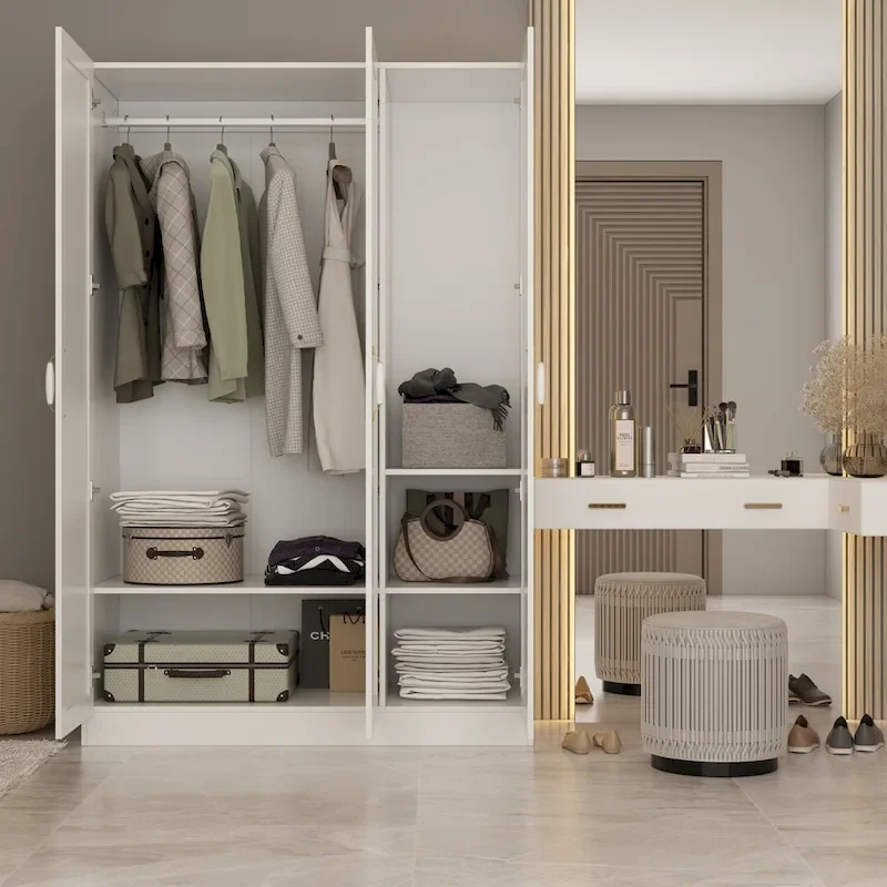 Kerrogee Grand Wardrobe/Armoire/Closet , 47.2 W x 70.9 H x 17.7 D