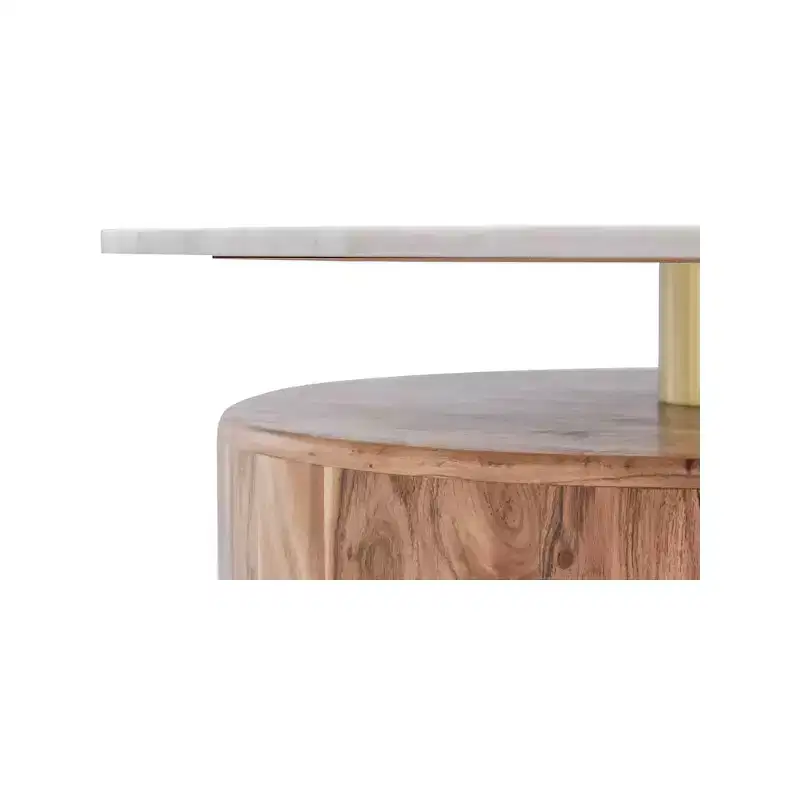 Meridian Furniture,Stonewood Natural Acacia Wood Coffee Table