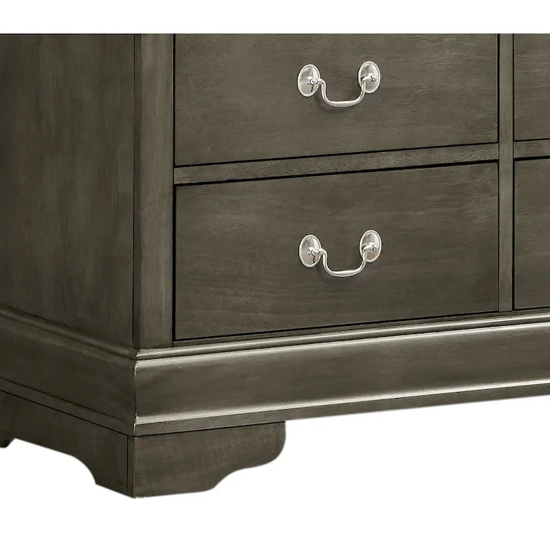 Louis Phillipe Wooden Media Chest