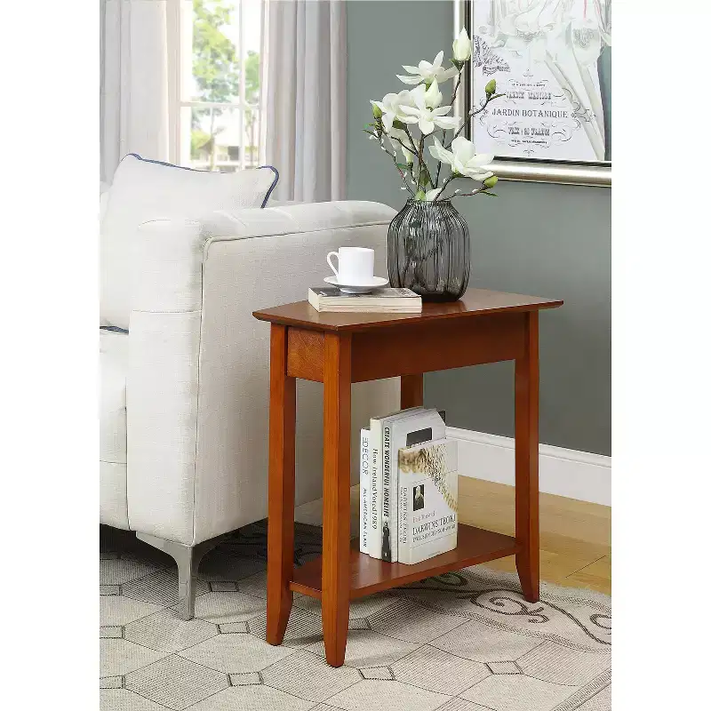 Round Wood Table Top End Table