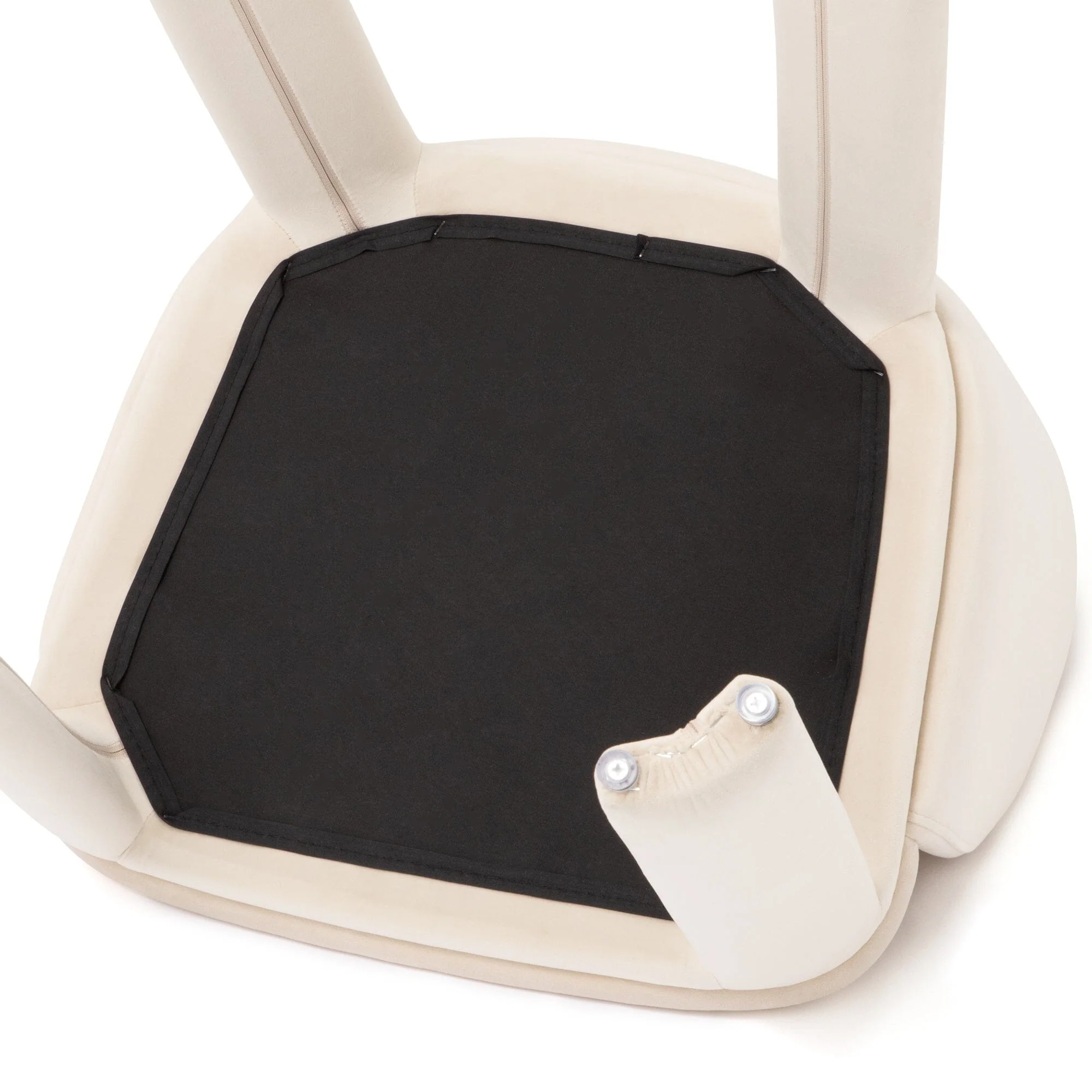 Ivory Upholstered Accent Chair