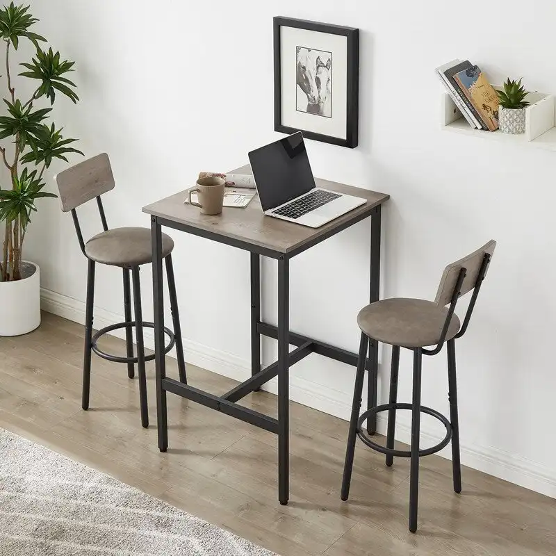 Industrial End Table with Locker-Style Door and Adjustable Shelf