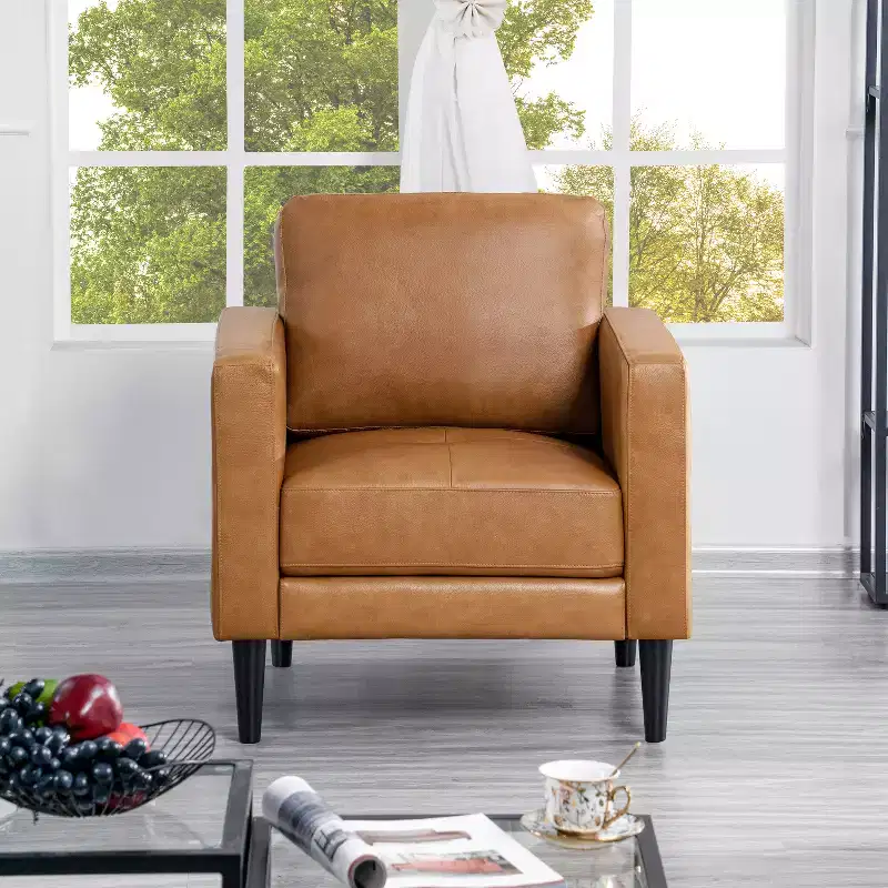 Home Imports Emporium Upholstered Chair, Loveseat and Sofa Set Combos for Living Room in Tan, Leather