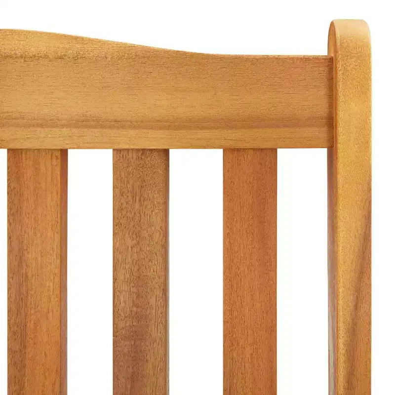 vidaXL Rocking Chair Brown Solid Acacia Wood Large Durable