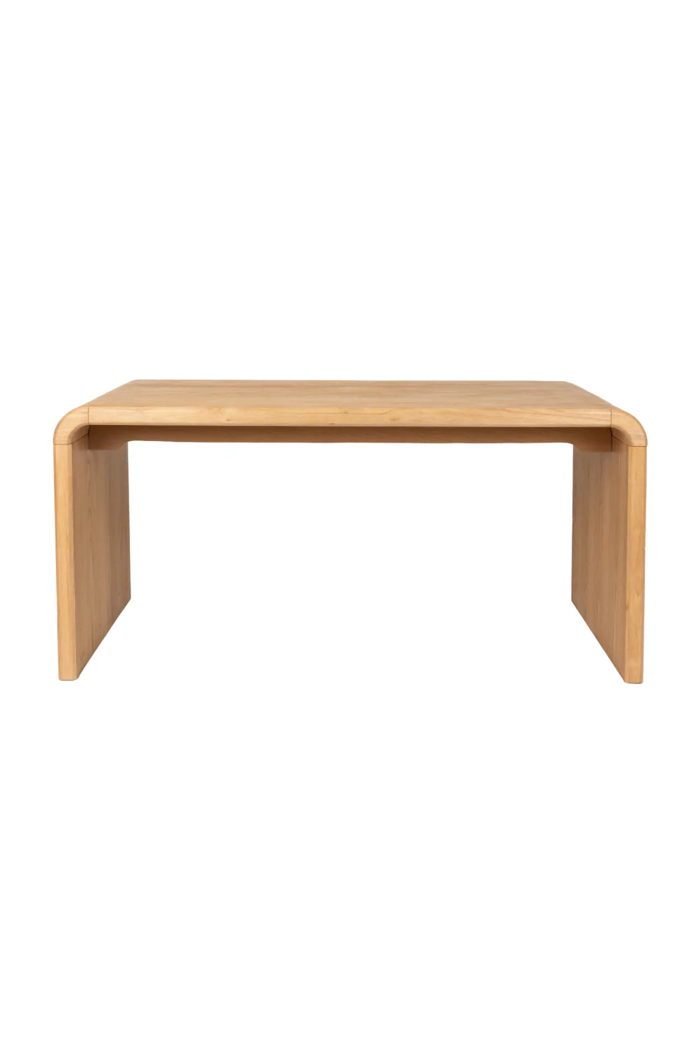 Oak Curved Dining Table