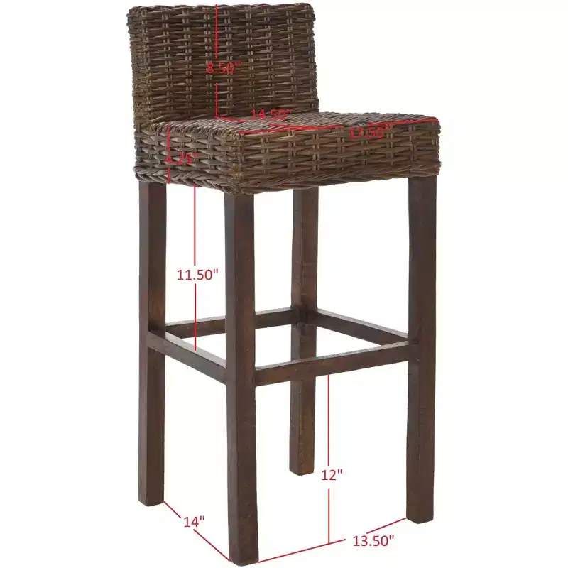Cypress Bar Stool - FOX6502 - Safavieh Couture