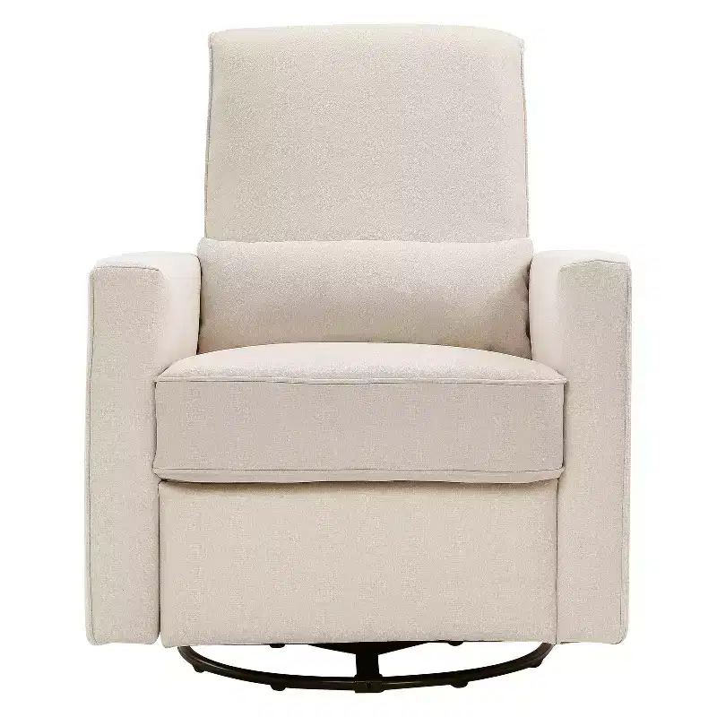 Recliner and Glider Chair - 360° Swivel, Pop-Up Leg Rest