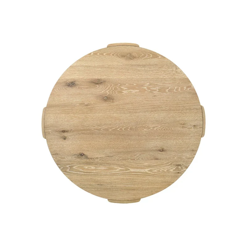 Bowen Oak Finish 47 Round Dining Table