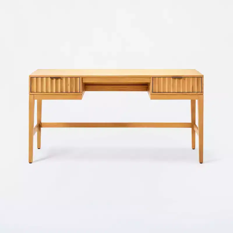 Thousand Oaks Wood Scalloped Desk - Threshold designed with Studio McGee