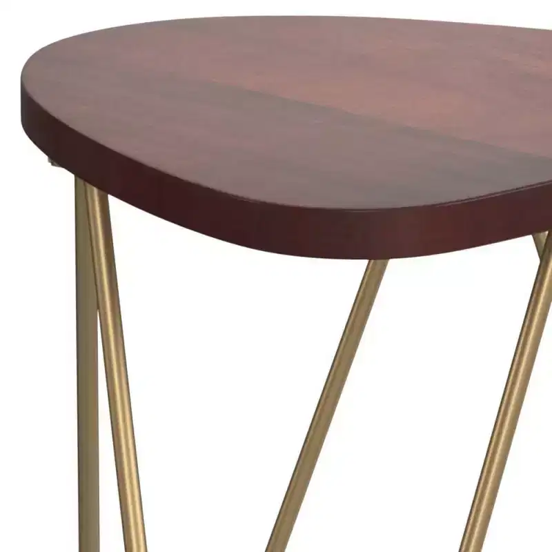 Tillman Metal and Wood Accent Table